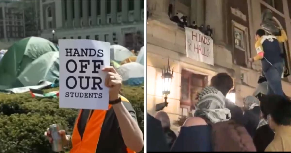 Columbia University stated that the safety of students remains 'paramount' to them (YouTube/WAVY TV 10, Al Jazeera English)