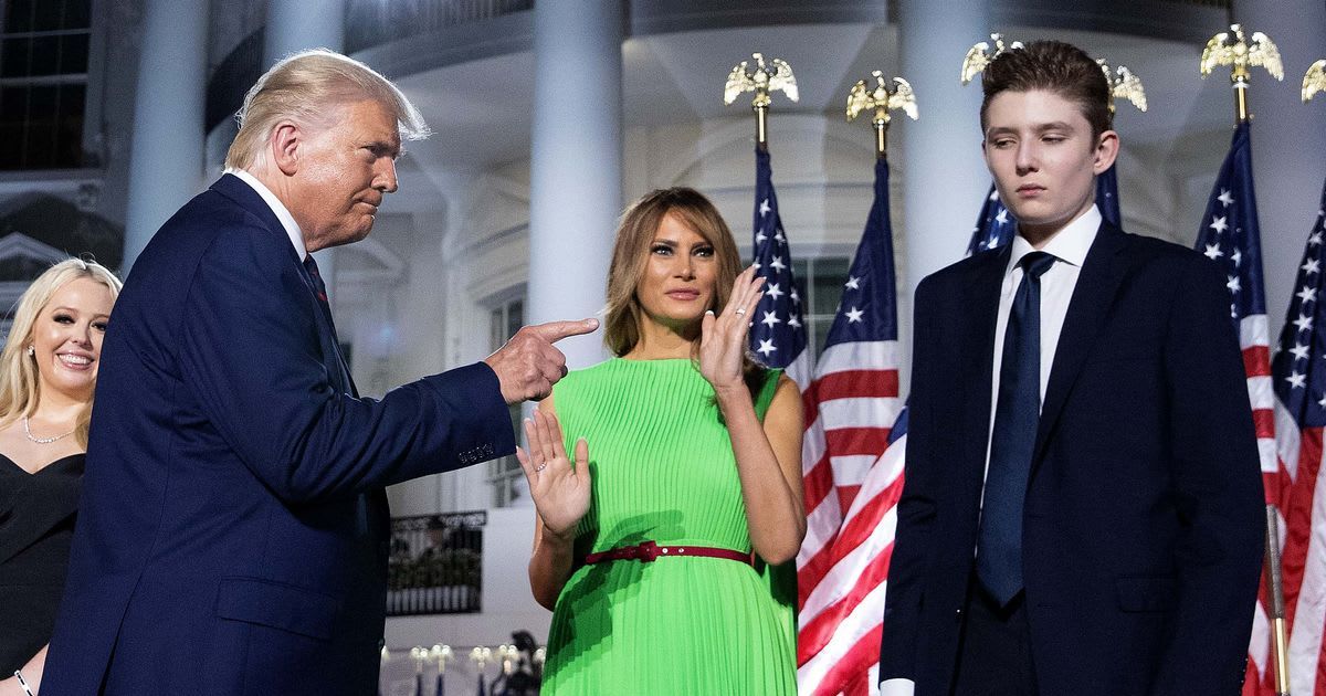 Donald Trump is set to attend the high school graduation of his son Barron, whom he shares with his second wife Melania Trump (Getty Image)
