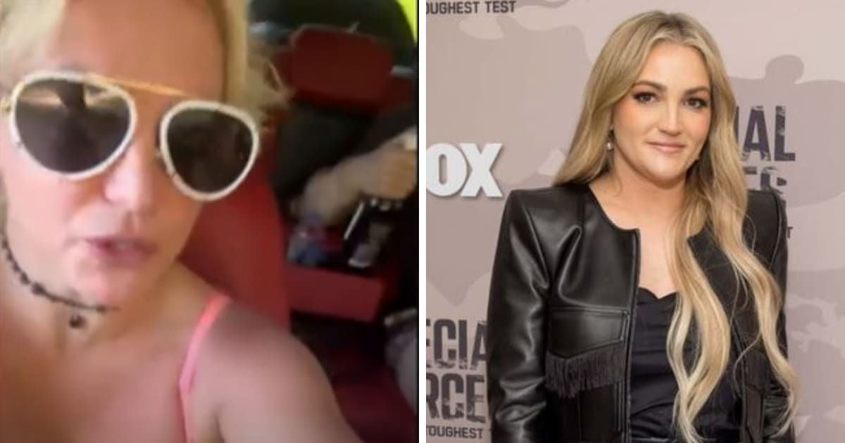 Britney Spears attacked her sister Jamie Lynn in a strange video (@britneyspears/Instagram, Getty Images)