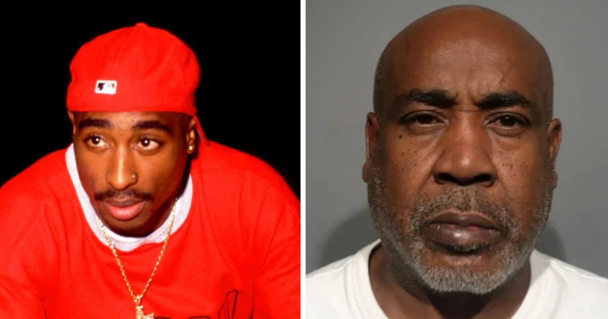 Duane Keith 'Keefe D' Davis (R) is facing the allegations of orchestrating the killing of Tupac Shakur(Getty Images and LVMPD)