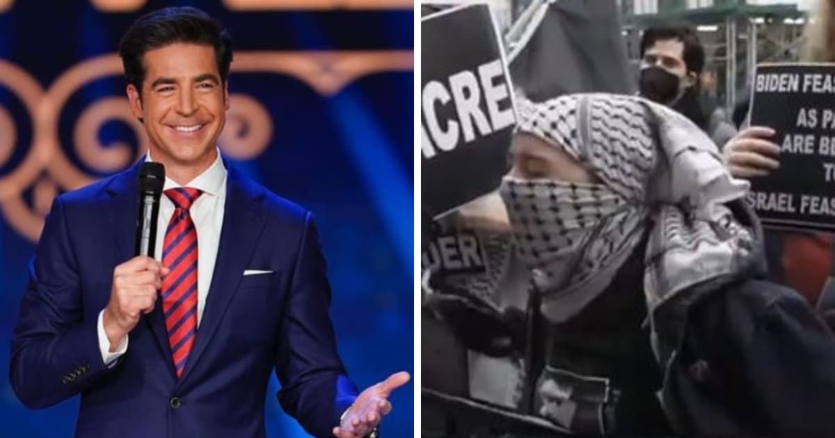 Jesse Watters labelled protests at Columbia University as a 'frenzied invasion' (Getty Images/Fox News)