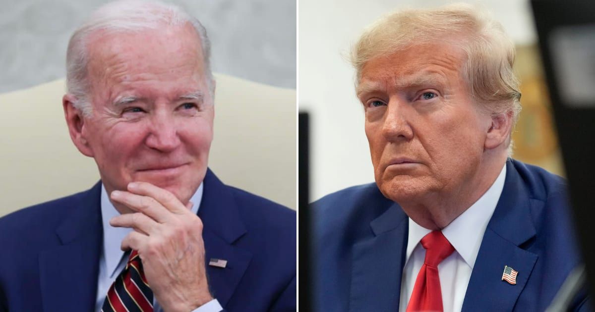Former President Donald Trump issued a stark warning to his political rival Joe Biden about potential prosecution in the future (Getty Images)