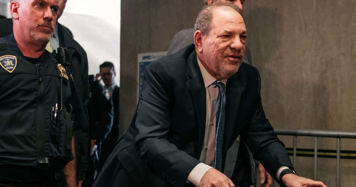 Harvey Weinstein’s 2020 rape conviction was rescinded on April 25 by a New York appeals court (Getty Images)