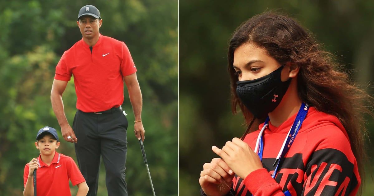 Tiger Woods' daughter Sam Woods has 'bad feelings' associated with golf but his son Charlie is walking on his father's footsteps (Getty Images)