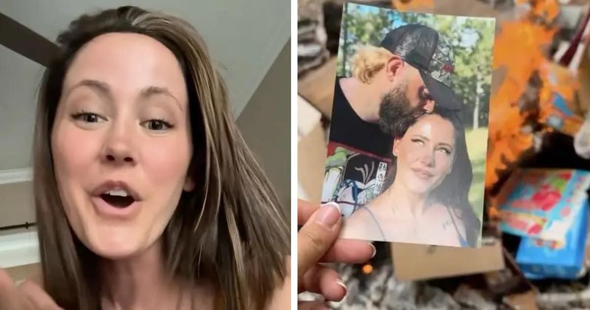 Janelle Evans 'burned down' the memories from her relationship with David Eason (@j_evans1219/Instagram)