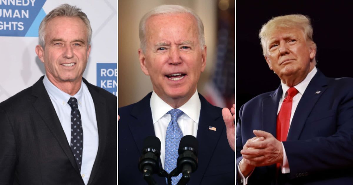 Robert F Kennedy Jr suggested that he and Joe Biden jointly finance poll of at least 30K probable voters in 50 states  (Getty Images)