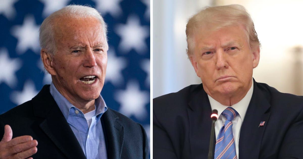 President Joe Biden accused Donald Trump of being responsible for Florida's new restriction on abortion access (Getty Images)