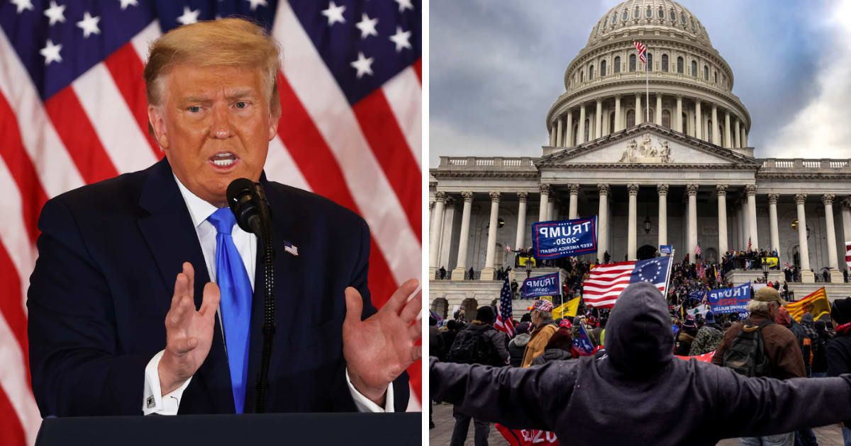Donald Trump wanted to join his supporters at the Capitol on January 6, 2021 (Getty Images)