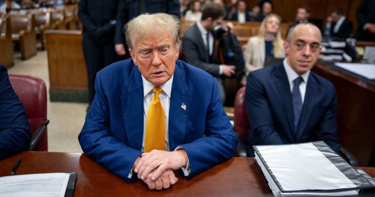 Former president Donald Trump's hush money trial continues in New York (Getty Images)