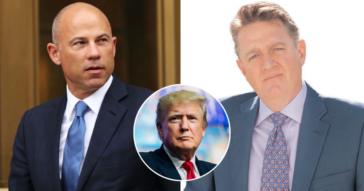 Michael Avenatti disputed Keith Davidson's testimony in the hush money trial against Donald Trump (Getty Images, kmdlaw.com)