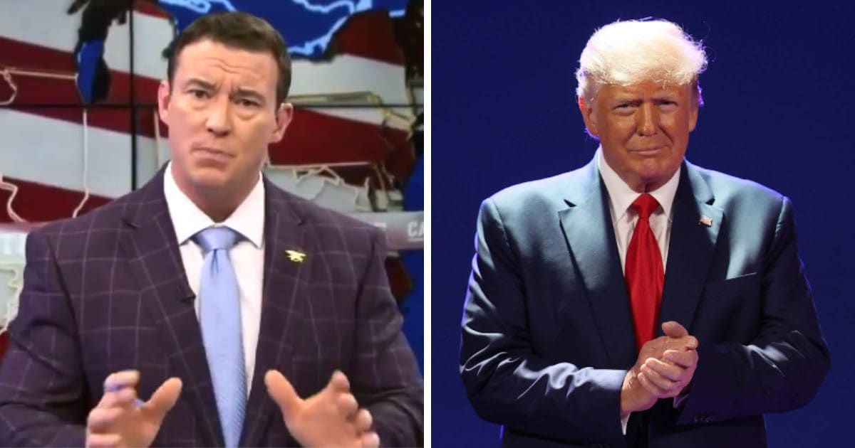 Newsmax host Carl Higbie praised Donald Trump for his 'energy,' highlighting the former president's hectic schedule as he traveled across different parts of Manhattan (Getty Images)