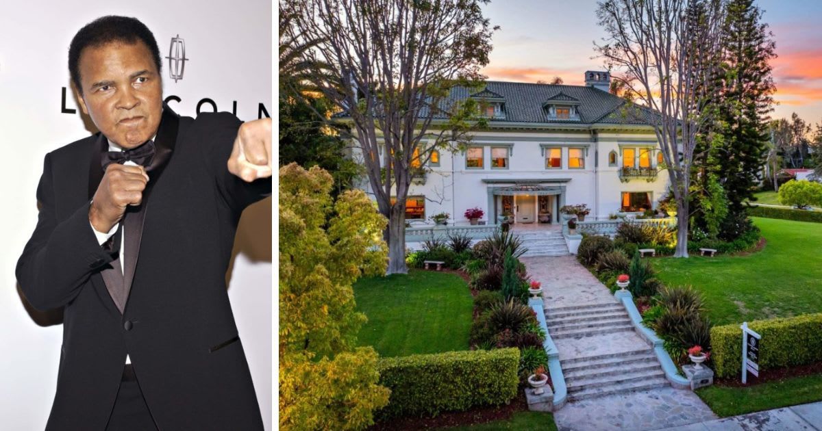 Muhammad Ali's former mansion is up for sale (Getty Images and Concierge Auctions)