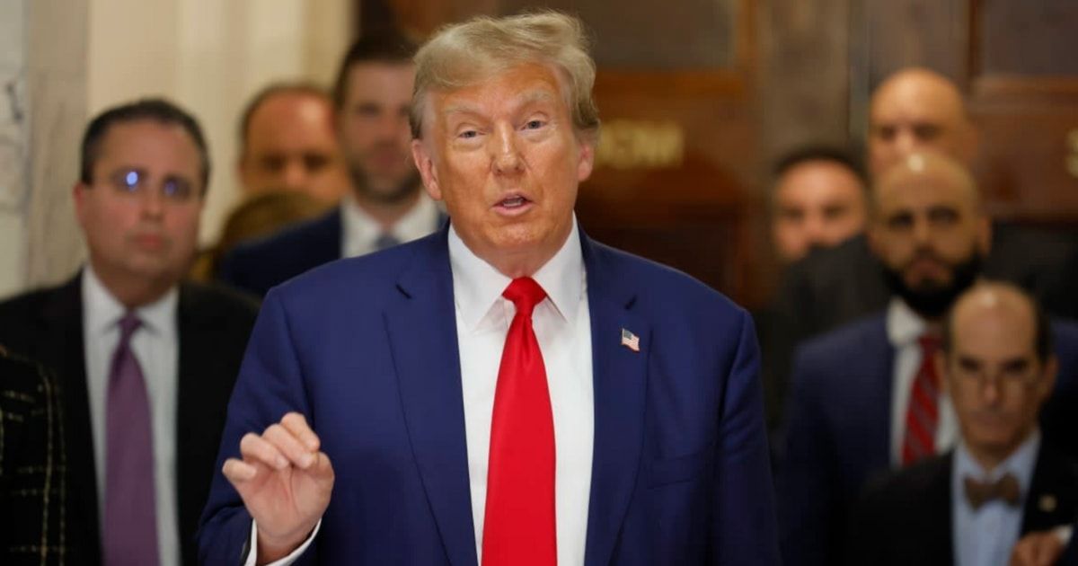 Donald Trump stumbled over the word 'infrastructure', offering a baffling pronunciation that instantly became comedic fodder (Getty Images)