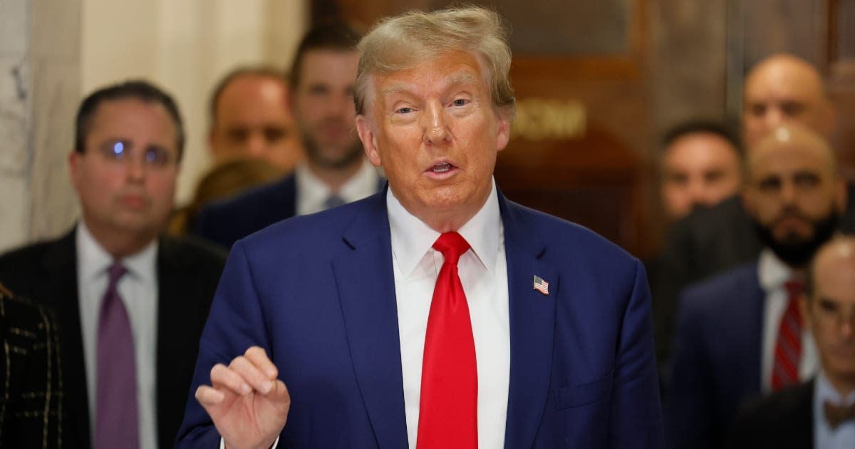 Donald Trump criticizes job numbers amid court appearance (Getty Images)