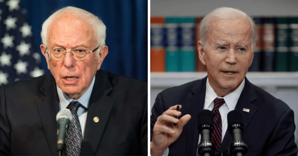 Bernie Sanders warns Joe Biden that supporting Israel diminishing his chances of reelection (Getty Images)
