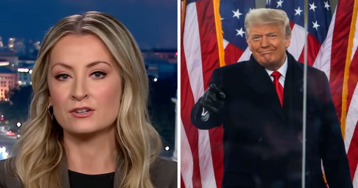 (L-R) Sarah Matthews emphasized Trump's fondness for 'branding and optics' (CNN/YouTube, Getty Images)