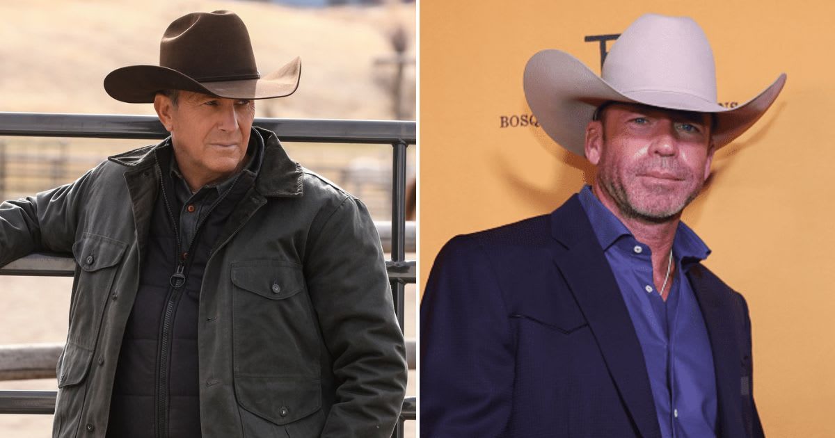 'Yellowstone' actor Kevin Costner and creator Taylor Sheridan (Yellowstone/Facebook, Omar Vega/Getty Images)