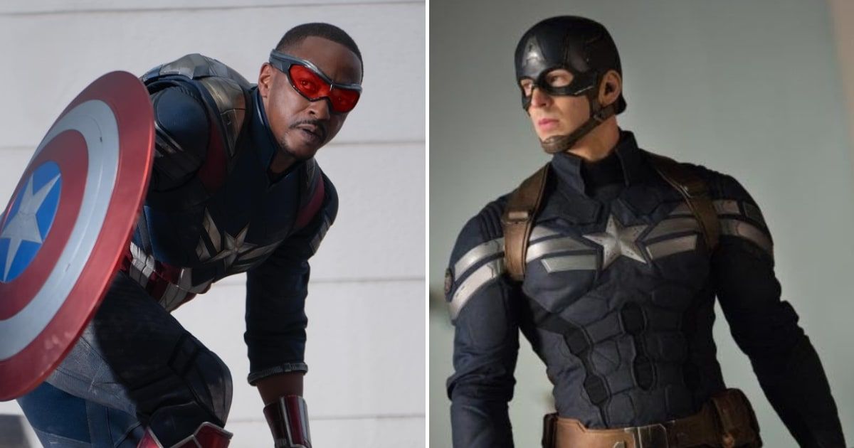 Anthony Mackie's new Captain America suit makes fans nostalgic about Chris Evans' suit from 'Captain America: The Winter Soldier' (empiremagazine/Instagram, IMDB)
