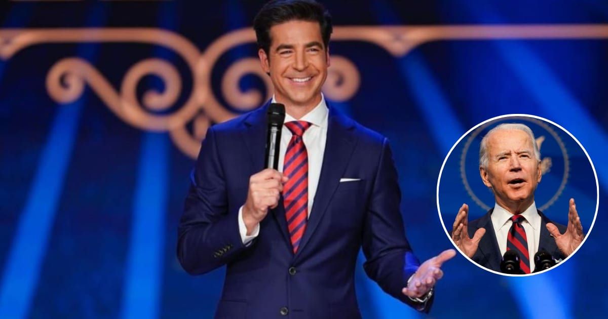 Jesse Watters slammed Joe Biden over unrest in US campuses (Getty Images)