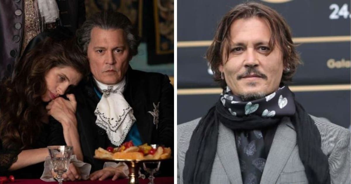 Johnny Depp is playing King Louis XV in 'Jeanne du Barry' (Le Pacte, Getty Images)
