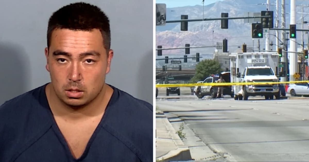 Colin Ichiro Czech was booked into the Clark County Detention Center in connection to the murder (Las Vegas Police Department and YouTube/8 News Now — Las Vegas)