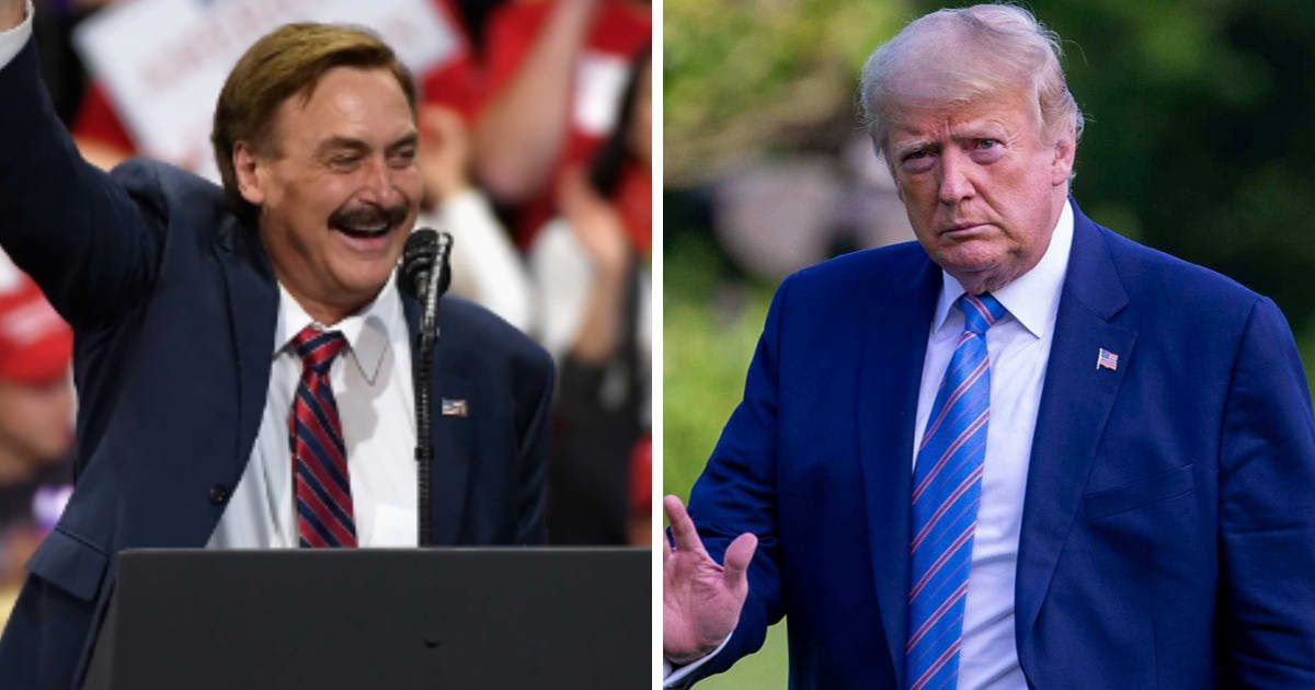 Mike Lindell reportedly announced a new project to get Democrats to vote for Donald Trump (Getty Images)