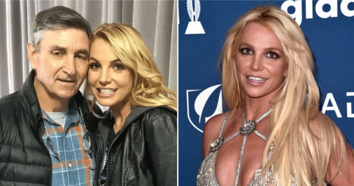 Britney Spears estranged father Jamie Spears has been living in an RV next to a warehouse owned by the singer for the past six years (Instagram/@britneyspears and Getty Images)
