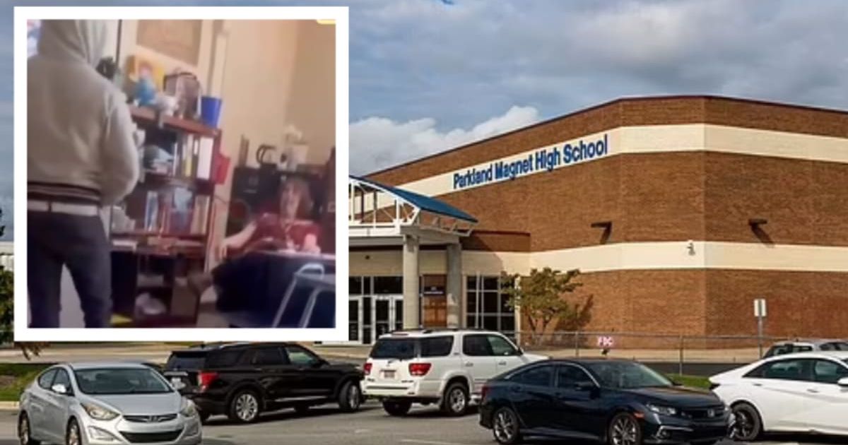 On April 15, Aquavis Hickman walked up to a female teacher and smacked her twice, said officials (Homes.com/X)