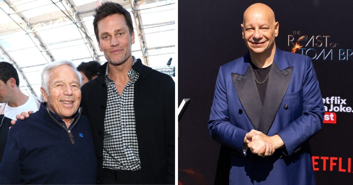 Tom Brady and comedian Jeff Ross reportedly had an awkward interaction on Netflix's ‘Greatest Roast of All Time' (Kevin Mazur/Getty Images for Fanatics and Elyse Jankowski/FilmMagic)