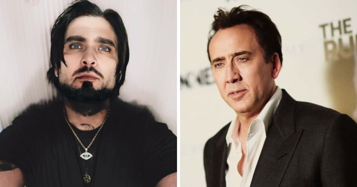 Weston, 33, is Nicolas Cage's first child with his ex Christina Fulton (@westoncagecoppola/Instagram and Getty Images)