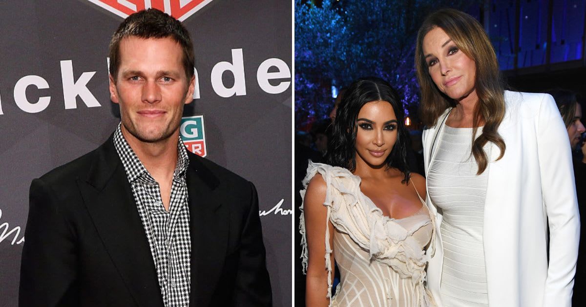 Kim Kardashian compared Tom Brady to stepdad Caitlyn Jenner in Netflix show (Taylor Hill/WireImage, Kevin Mazur/VF20/WireImage)
