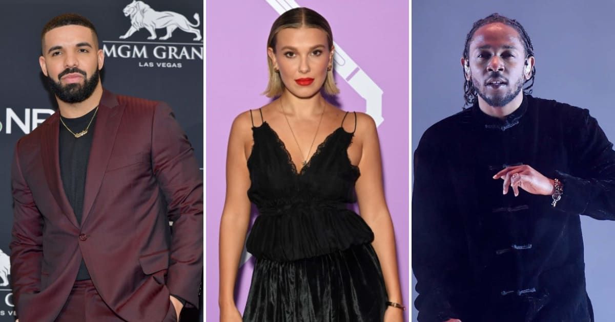 The feud between Drake and Kendrick Lamar continues, and this time  Millie Bobby Brown has been dragged into it (Getty Images)