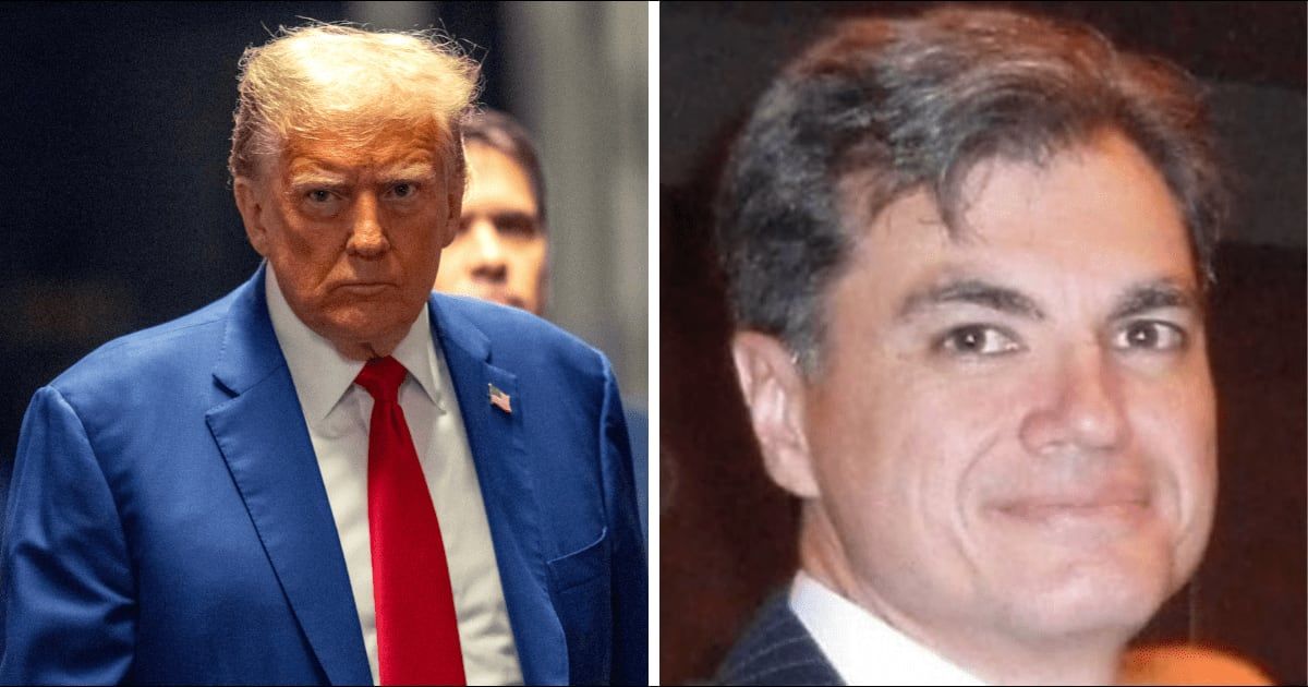 Judge Juan Merchan (R) threatens to put Donald Trump behind the bars (Getty Images, LinkedIn/Juan Merchan)