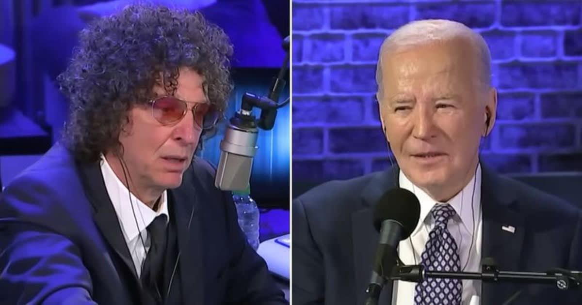 Howard Stern and Joe Biden sat down for an hour-long conversation on 'The Howard Stern Show' (YouTube/The Howard Stern Show)
