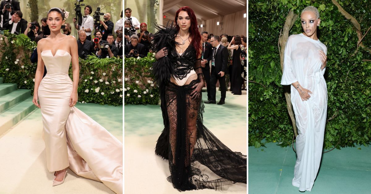 Kylie Jenner, Dua Lipa, and Doja Cat were among the worst-dressed celebs at the Met Gala 2024 (John Shearer/WireImage, John Shearer/WireImage, Cindy Ord/MG24/Getty Images for The Met Museum/Vogue)