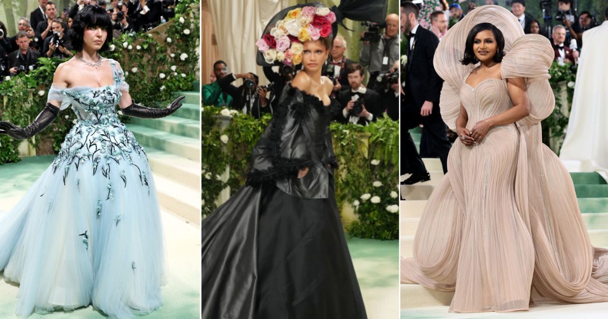 Sydney Sweeney, Zendaya and Mindy Kaling wowed with their red carpet looks at Met Gala 2024 (Dimitrios Kambouris/Getty Images for The Met Museum/Vogue, Jeff Kravitz/FilmMagic, and Jamie McCarthy/Getty Images) 