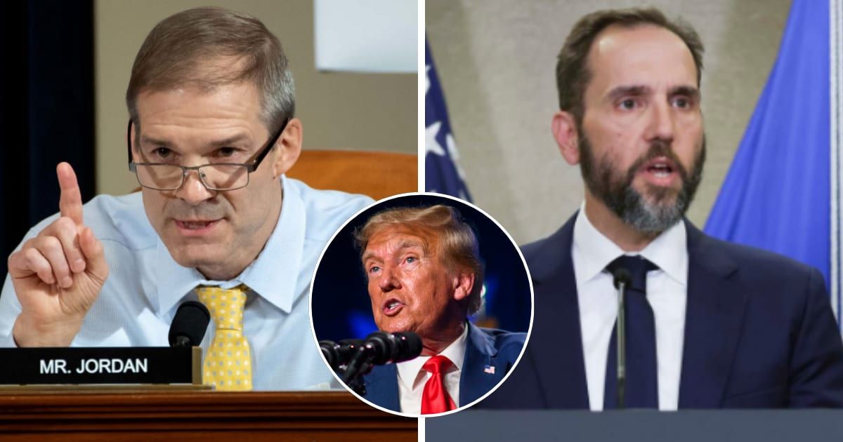 Representative Jim Jordan launched a probe into Special Counsel Jack Smith's handling of the classified documents case seized from Donald Trump (Getty Images)