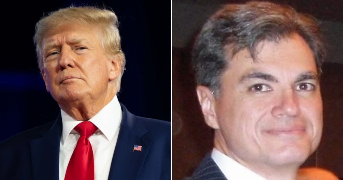 Donald Trump's lawyer labeled hush money trial judge Juan Merchan (right) a 'pro' (Getty Images, Juan Merchan/LinkedIn)