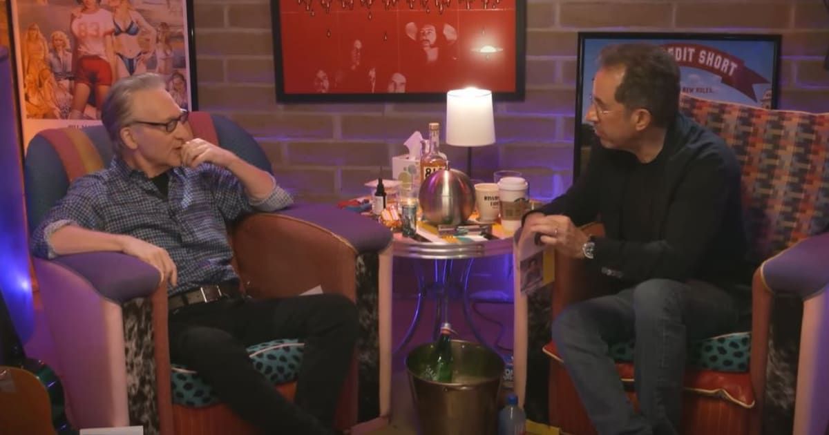 In a podcast episode with Jerry Seinfeld, Bill Maher suggested he would respond more maturely if Trump were to win a second term (Club Random Podcast)