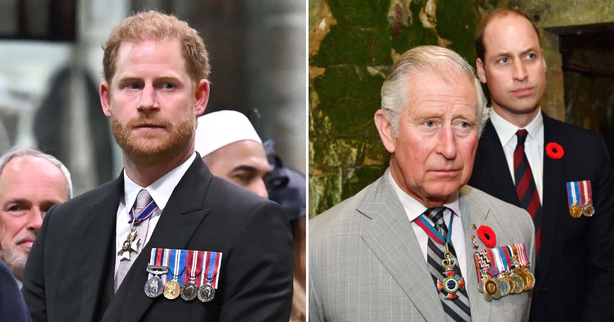King Charles III set to hand over Prince Harry's military role to Prince William (Getty Images)
