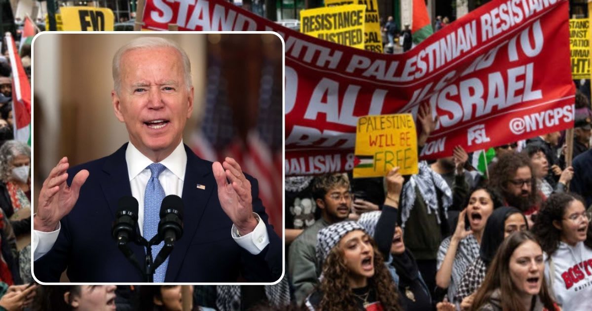 President Joe Biden spoke at the US Holocaust Memorial Museum's Annual Days of Remembrance ceremony, and condemned the 'absolutely despicable' rise in antisemitism that has been observed across US campuses recently (Getty Images)