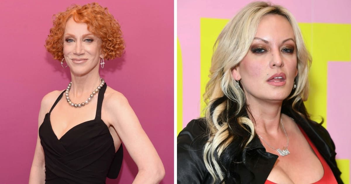 Kathy Griffin claimed that Stormy Daniels 'does not and will not lie' and urged the public to 'believe her' (Getty Images)