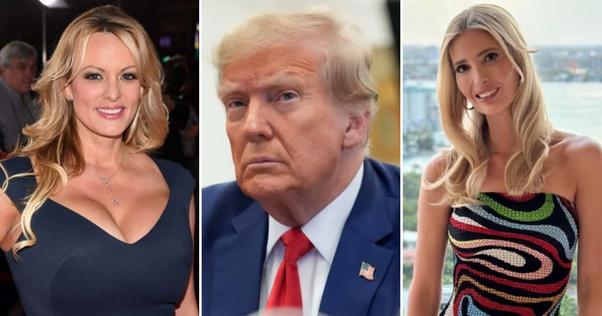 Donald Trump allegedly compared Stormy Daniels to his daughter, according to her testimony in his hush money criminal trial on Tuesday (Getty Images)
