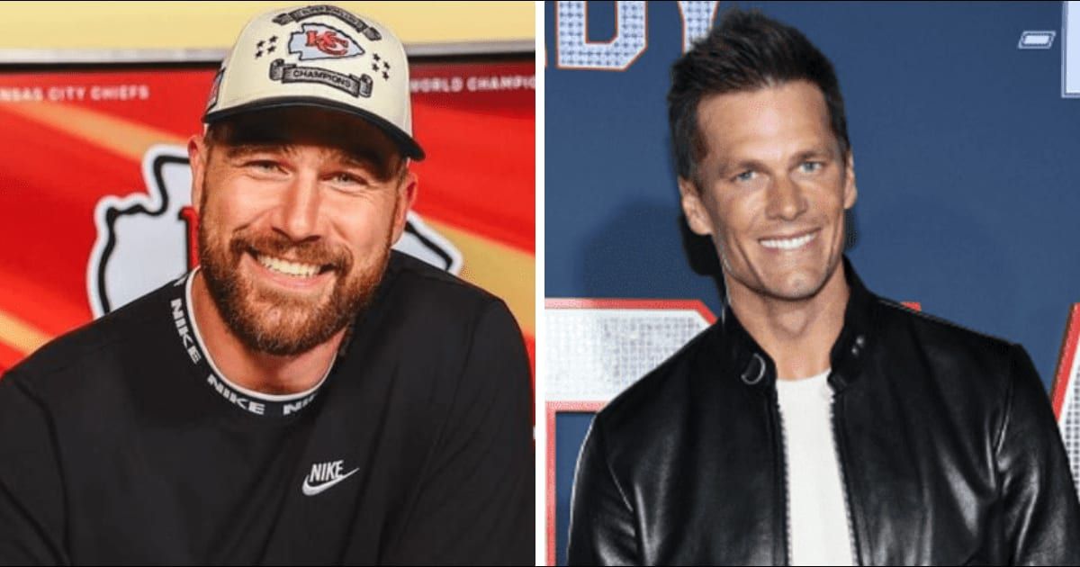 Travis Kelce appreciated Tom Brady's sense of humor (Instagram/@killatrav, Getty Images)