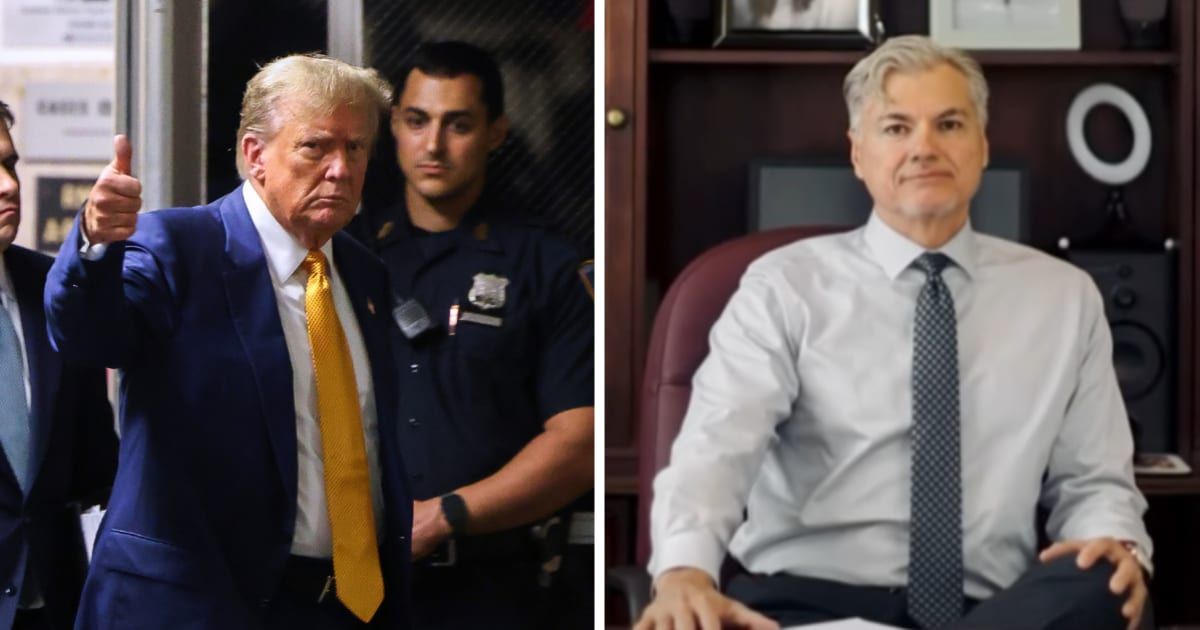 Juan Merchan imposed a gag order on Donald Trump before his criminal trial in New York began (Getty Images and YouTube/NewsNation)