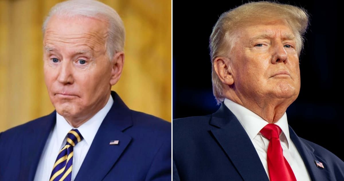 Joe Biden commented on his presidential election rival Donald Trump in a recent interview (Getty Images)