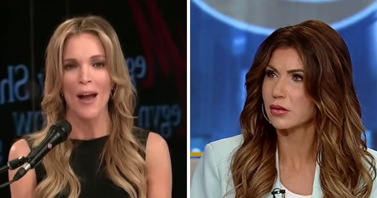 Meegyn Kelly says Kristi Noem (Screenshots/NewsNation, Foxnews)