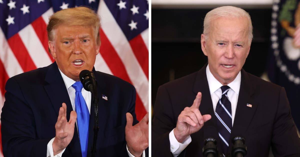 Donald Trump and Joe Biden are heading for a rematch in the upcoming presidential election (Getty Images)