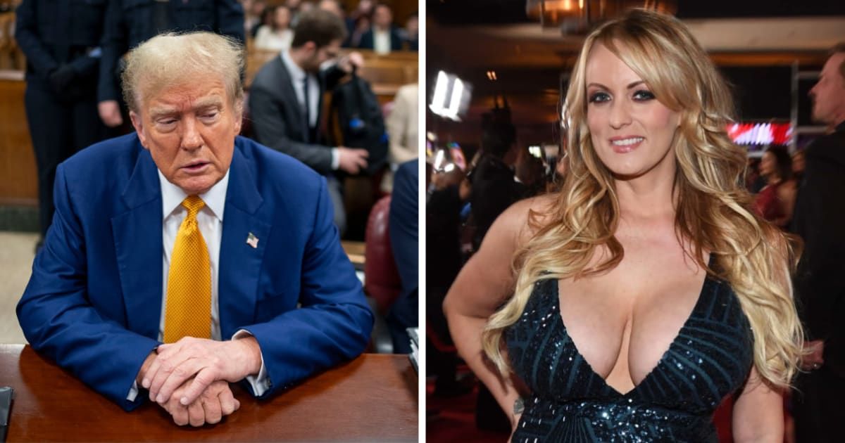 Stormy Daniels called Donald Trump an 'orange turd' whom she wanted to 'flush' (Getty Images)