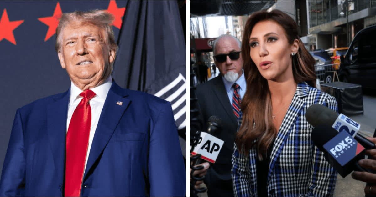 Alina Habba questioned Donald Trump's gag order and said she was nervous about what to say (Getty Images)